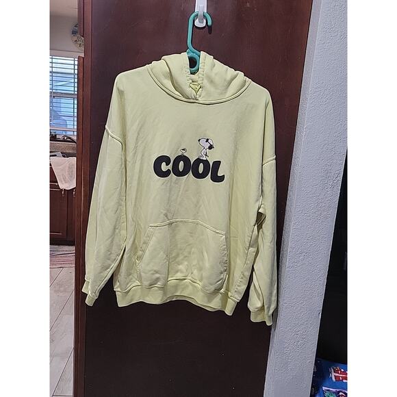 Snoopy Joe Cool Sweat Shirt Hoodie Vintage Size XL - Picture 6 of 14